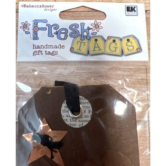 Handmade Gift Tags By Rebecca Sower Designs For EK Success With Rustic Brown Sta - Picture 2 of 2